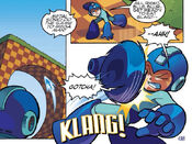 Sonic Attacks Mega Man