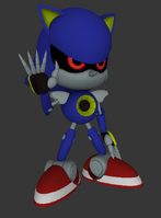 Classic Metal Sonic model