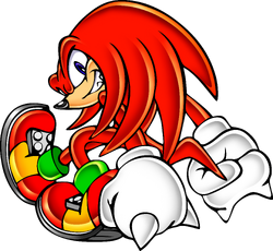 249746 - safe, artist:lucia88956289, classic sonic, knuckles the