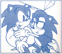 Paulie and Nicky, from the April 1992 issue of The Adventures of SONIC the Hedgehog. Art by Norihiro Matsubara.