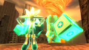 Silver using Psychokinesis as a part of his Grab All ability in Sonic the Hedgehog (2006).