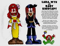 Second concept for Wynmacher and Lara-Le's post-Xorda designs, plus Kneecaps. Art by Jonathan Gray.