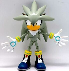 Sonic The Hedgehog Super Posers 6 Action Figure Silver 