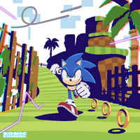 Day 3 artwork for the countdown of the Sonic Frontiers release. Art by Yui Karasuno.