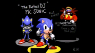 Traducción: El DJ más rápido MC de Sonic.