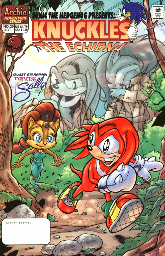 Sonic the Hedgehog #144 2005 Archie Adventure Series Knuckles