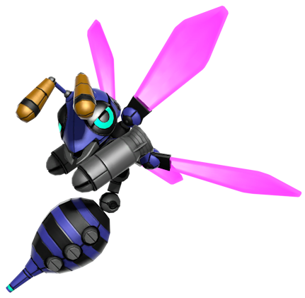 Sonic Frontiers Buzz Bomber (Forces) Enemy Mod by thelukespark on