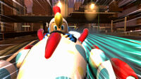 Billy Hatcher and the Racing Rooster in Rokkaku Hill.