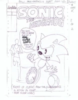 Cover sketch. Art by Ken Penders and Mike Kanterovich.