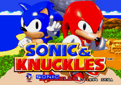 Title Screen - Sonic and Knuckles