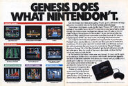 Publicidad estadounidense de la Sega Genesis