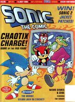 Sonic the Comic #81 (July 1996). Art by Nigel Kitching.