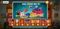 "Sonic Friends" hat set in Angry Birds 2