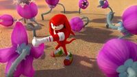 SB S1E16 Knuckles fight plants 1