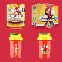 Promotional graphic for the Sour Power Collector's set that shows it's contents outside of the box