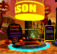 The Fast Pass Podium in Pumpkin Hill for season one.