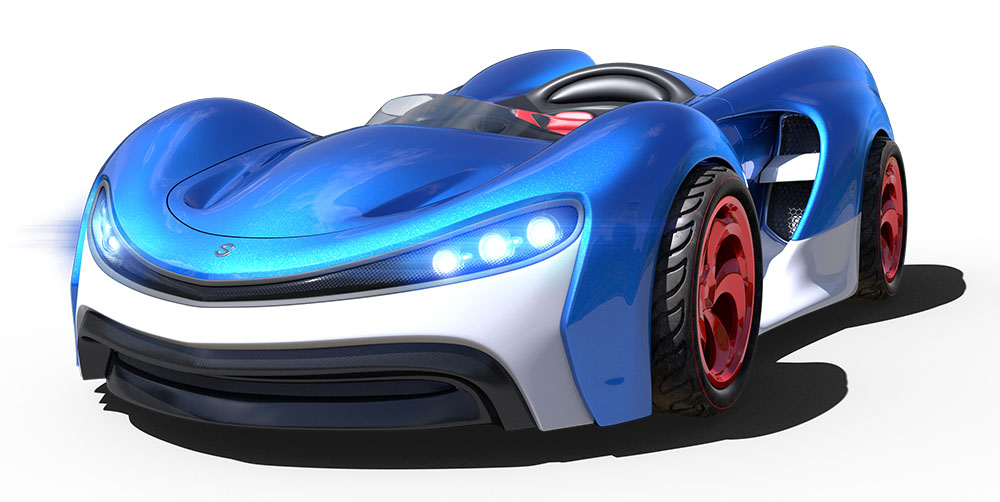 team sonic racing rc car