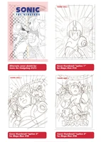DeadlyFusionAltCoverSketches.png (1.57 MB) Early cover sketches from Sonic the Hedgehog/Mega Man: Worlds Unite Volume 1: Deadly Fusion.