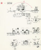 Concept artwork of the zone's map. Taken from Sonic Origins.