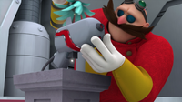 SB S1E44 Eggman cleaning Disintegrator Ray