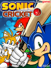 Sonic Cricket Title screen