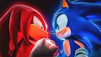 Sonic and Knuckles, by Choochuf.