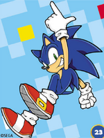 Stock art 2D Sonic pose 02