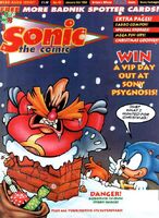 Sonic the Comic #42 (January 1995). Art by Carl Flint.