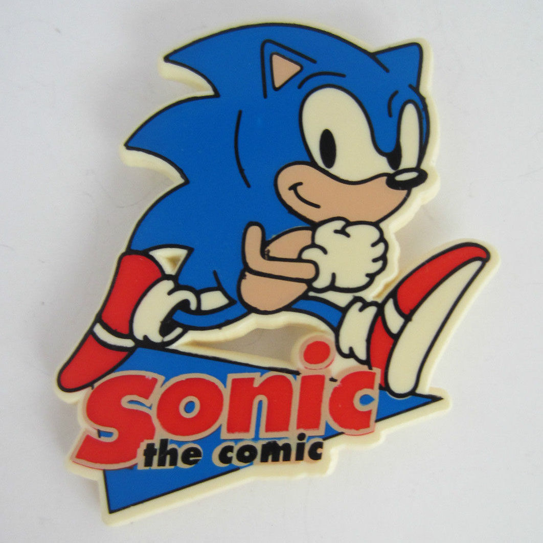 Sonic Tails Knuckles Amy Rose Sonic the Hedgehog Fan Art Sticker Button  Badge Pin 