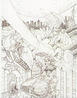 Second variant cover, penciled
