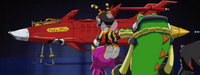 Chaotix Spaceship Wrecked