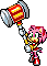 Amy's larger Piko Piko Hammer, Sonic Advance 3