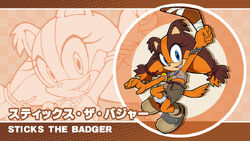 PERFIL DA STICKS THE BADGER: A MALUCA CHEIA DE CARISMA DE SONIC BOOM 