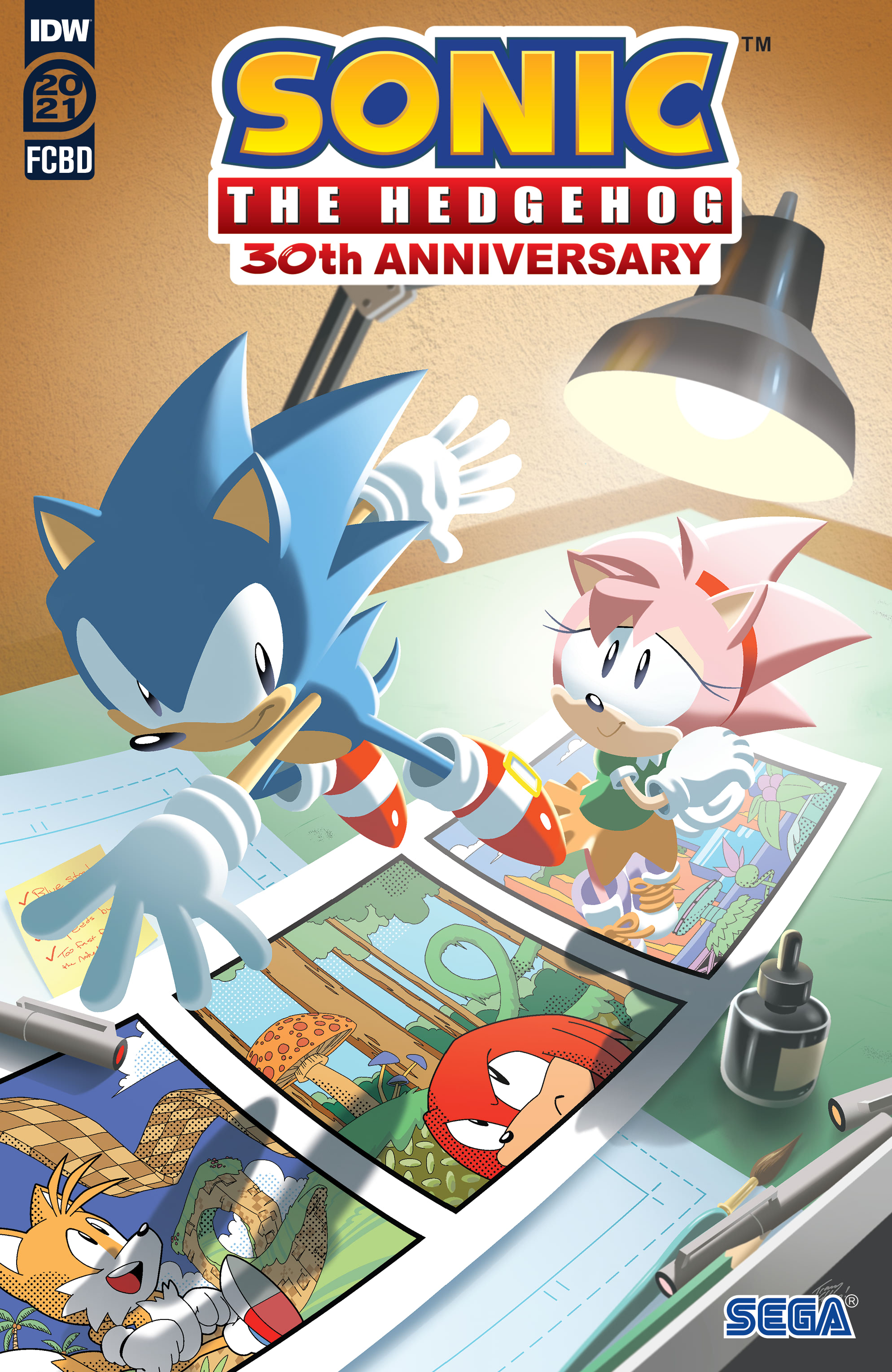Idw Sonic The Hedgehog Free Comic Book Day 21 Sonic News Network Fandom