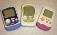 Diferentes modelos prototipo de la VMU.