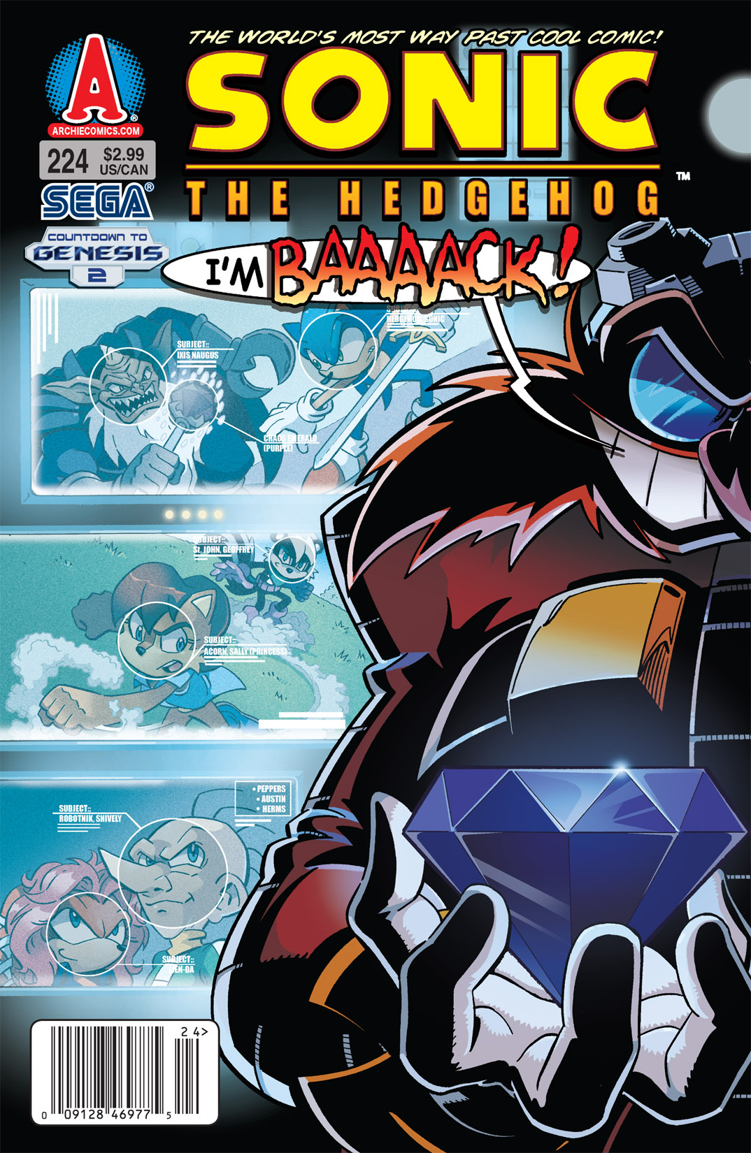 Sonic The Hedgehog Online Issue 252, Archie Sonic Online Wiki