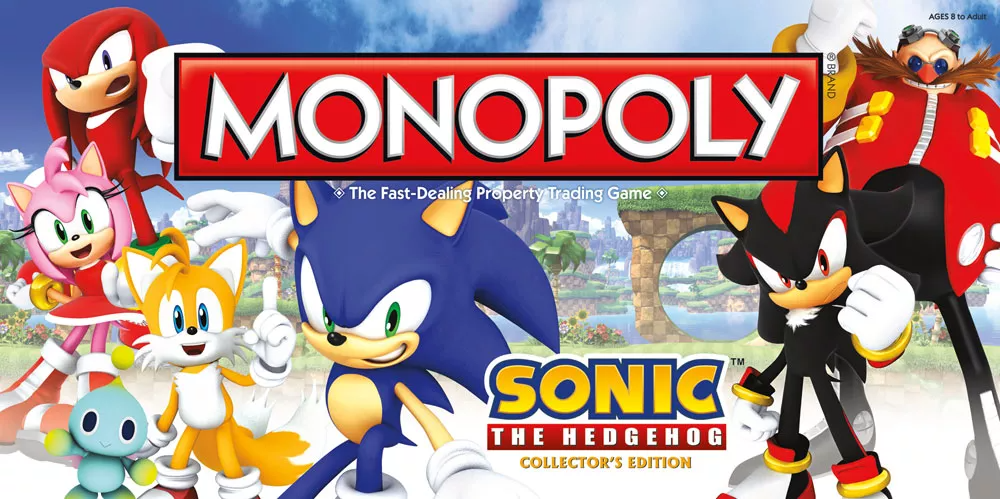 Monopoly Gamer Sonic The Hedgehog Edition Board Game 