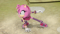 Amy battle stance