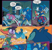 IDW 49 Sonic vs Belle