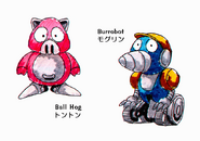 Ball Hog y Burrobot.