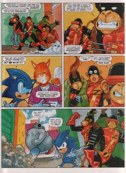 This panel from a 1996 Sonic Comic (Fleetway). : r/agedlikewine