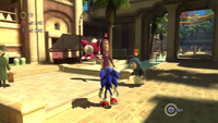 Raniya in Shamar's Town Stage in the Xbox 360/PlayStation 3 version of Sonic Unleashed.