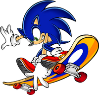 Sonic Skateboarding