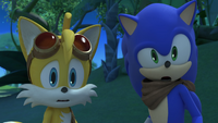 SB S1E09 Tails Sonic shocked