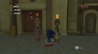 Safi in Shamar's Town Stage on the Xbox 360/PlayStation 3 version of Sonic Unleashed.