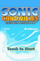 Sonic Chronicles (The Dark Brotherhood) - Title Screen