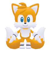 Tails 3D Model in T Pose
