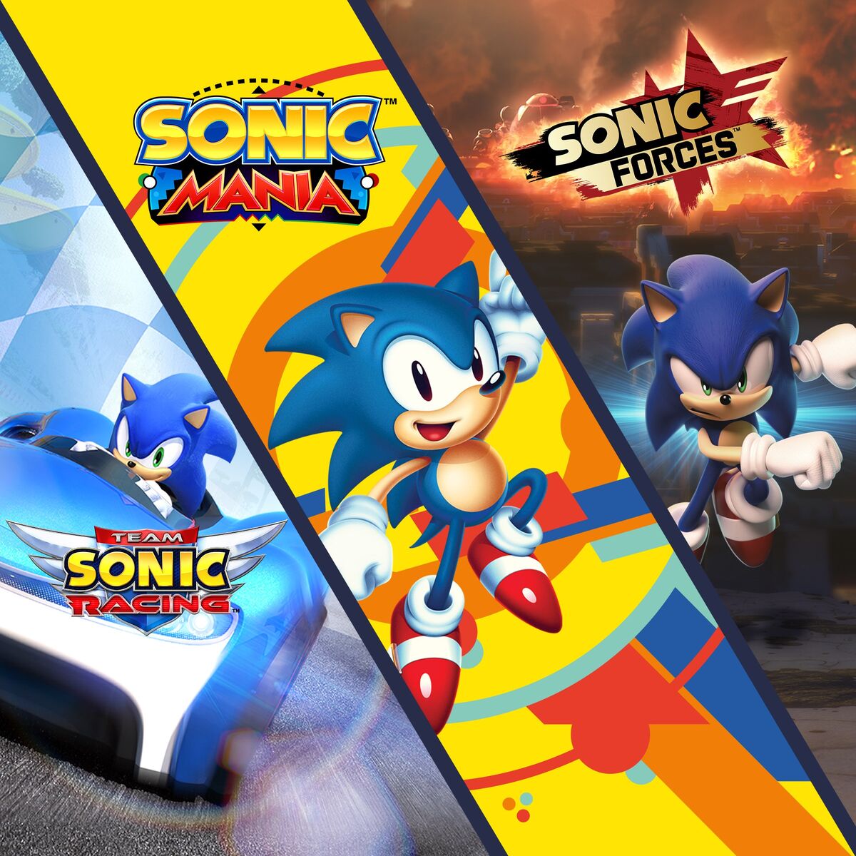 Sonic Forces & Sonic Mania Plus Double Pack - Xbox One em Promoção