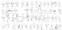 Sprite animation concepts for Sonic