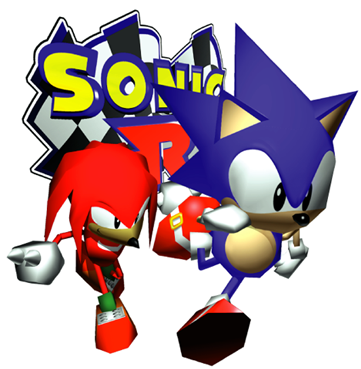 sonic r game art sonic r game art